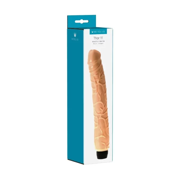 Me You Us Thor 11 Realistic Vibrator Flesh 9.6in - Image 3