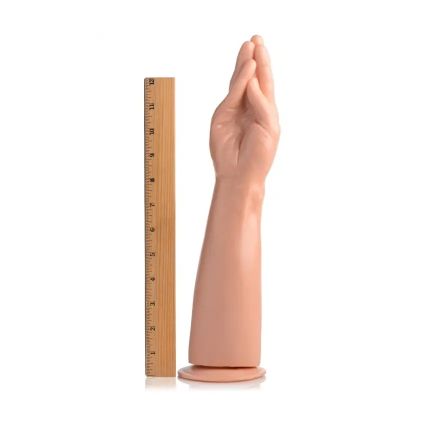 Master Series The Fister Hand and Forearm Dildo Light (15)