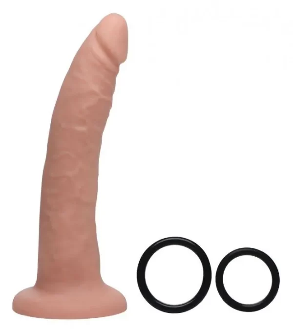 Charmed 7.5" Silicone Dildo with Harness - Image 4