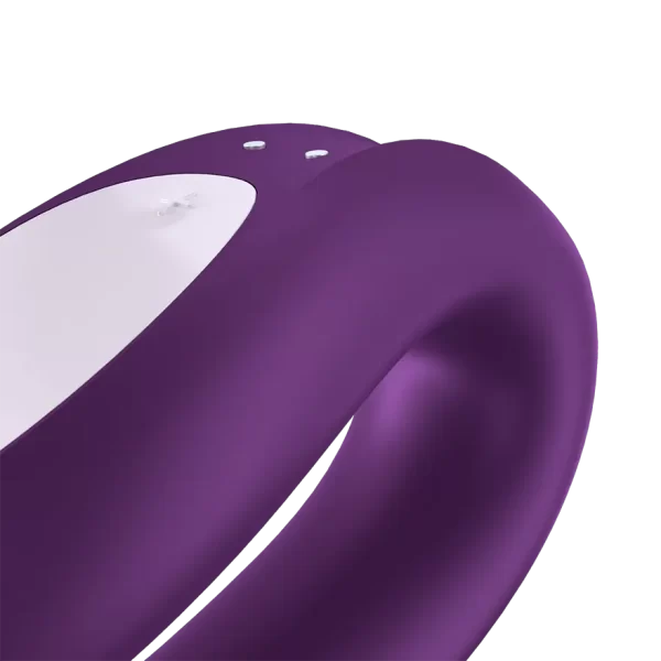 Satisfyer Double Joy Vibrator Violet - Image 5
