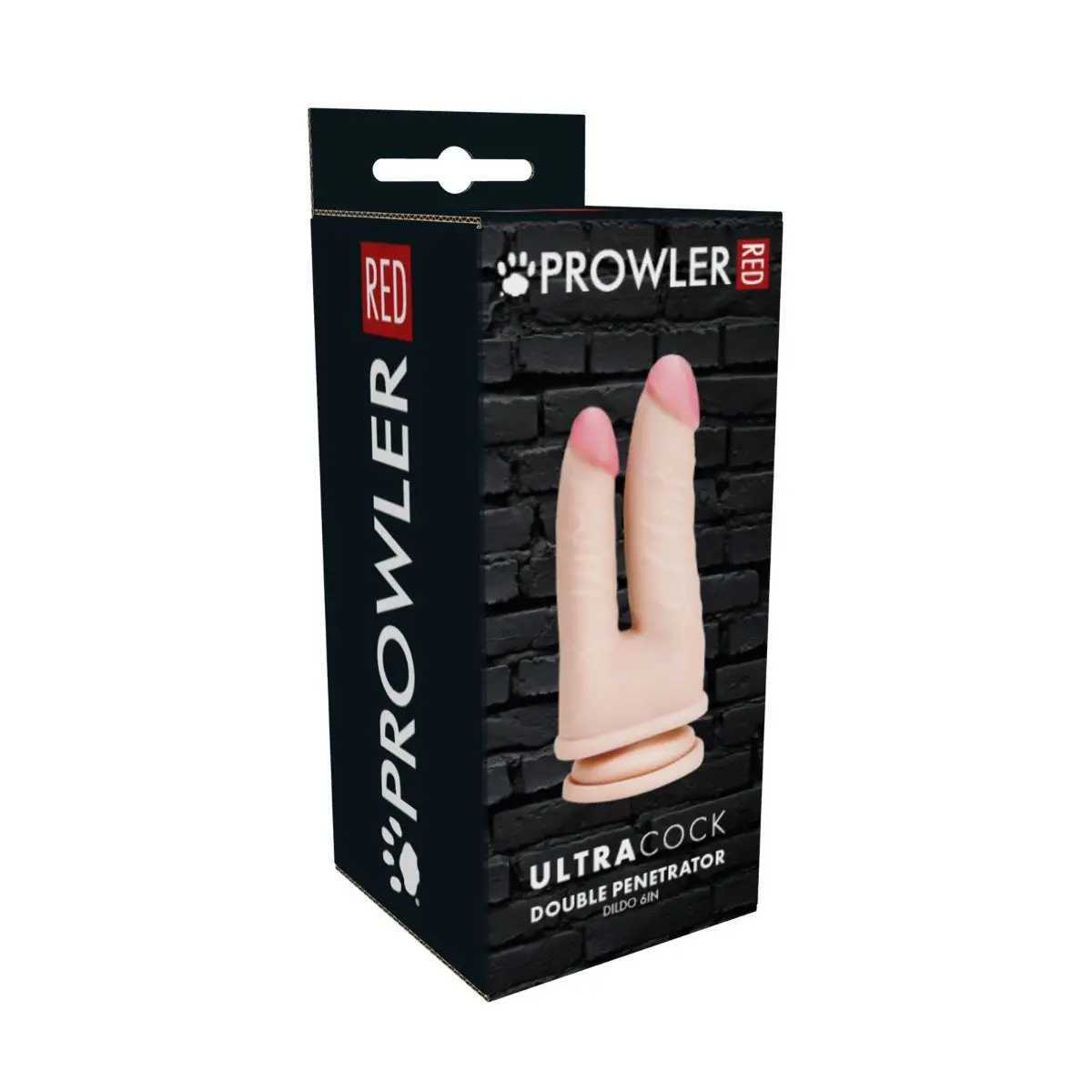 Prowler RED Ultra Cock Double Penetrator Dildo (6″)