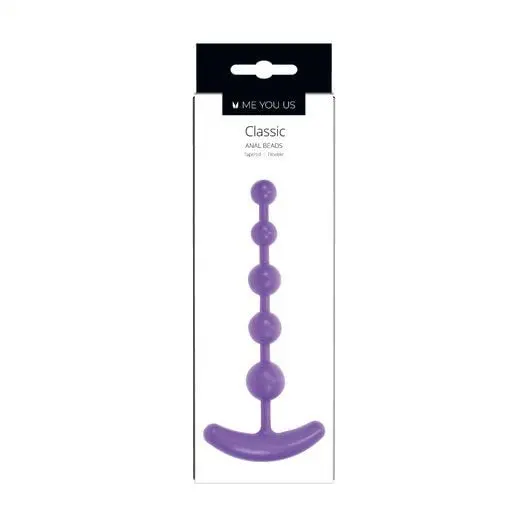 Me You Us Classic Anal Beads Purple