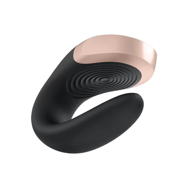 Satisfyer Double Love Partner Vibrator With Remote Control Black - Image 3