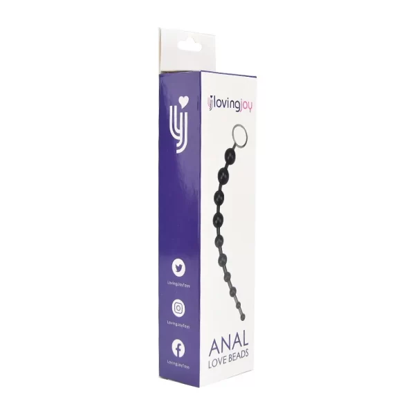 Loving Joy Anal Love Beads Black - Image 6