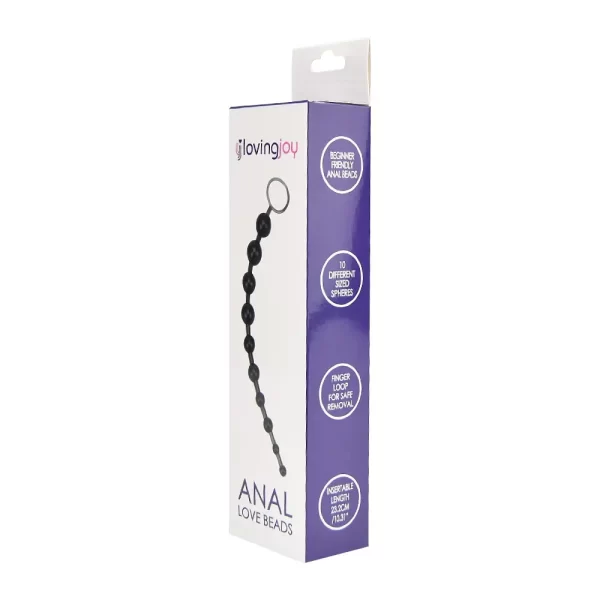 Loving Joy Anal Love Beads Black - Image 7