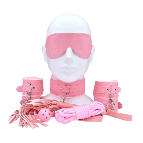 Bound to Play Beginner's Bondage Kit Pink (8 Piece) - Image 2
