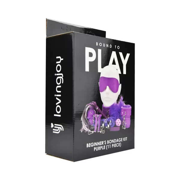 Bound to Play Bondage Kit Purple (11 Piece) - Image 3