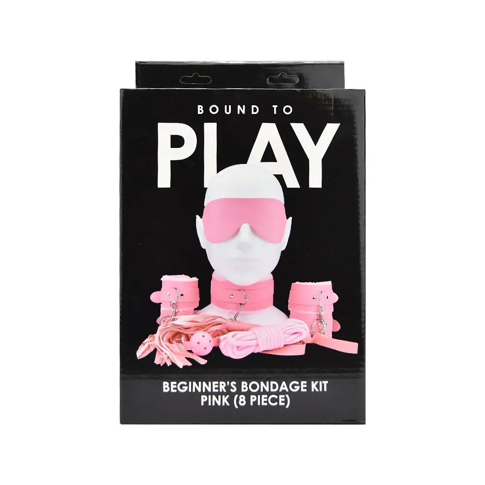 Bound to Play Beginner’s Bondage Kit Pink (8 Piece)