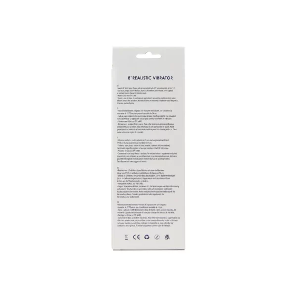 Loving Joy 7 inch Realistic Vibrator Purple - Image 9