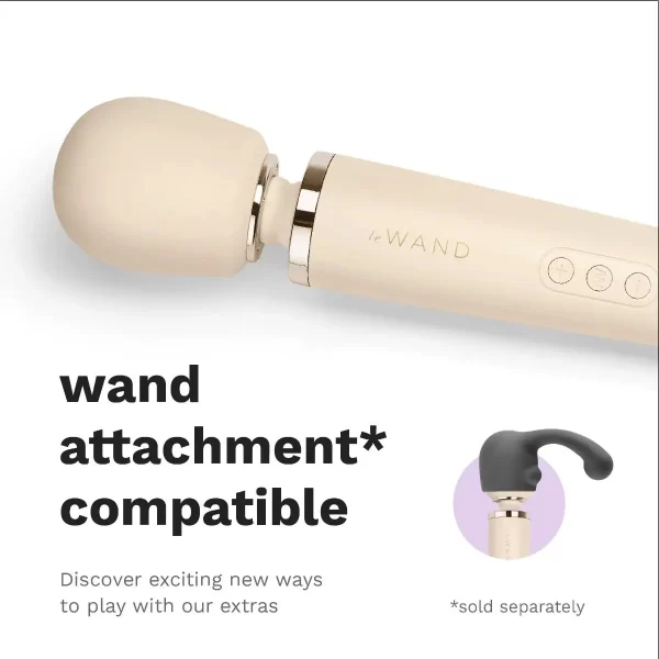 Le Wand Powerful Plug In Vibrating Massager Cream - Image 10