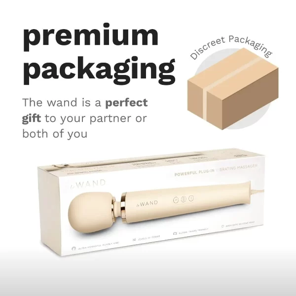 Le Wand Powerful Plug In Vibrating Massager Cream - Image 13