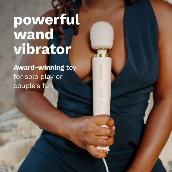Le Wand Powerful Plug In Vibrating Massager Cream - Image 14