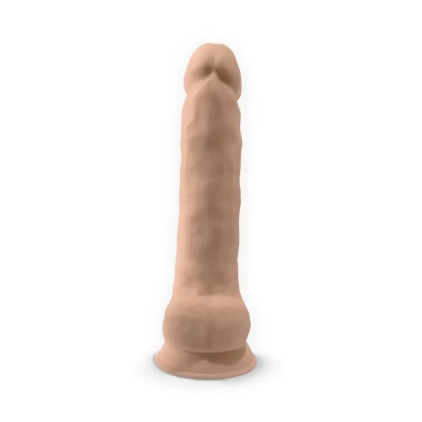 SilexD 15 inch Realistic Silicone Dual Density Dildo with Suction Cup with Balls - Image 4