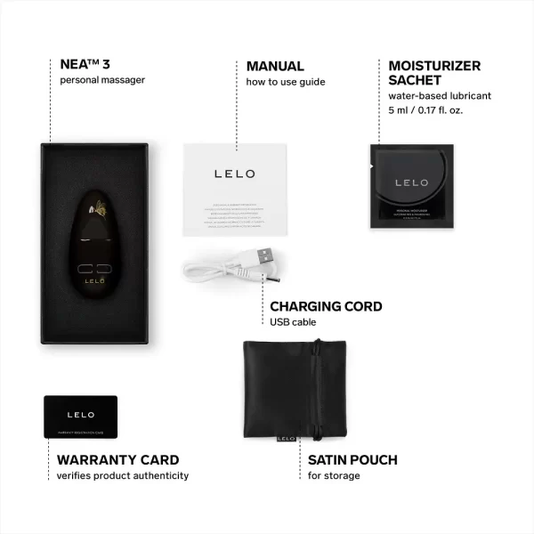 LELO Nea 3 Clitoral Massager Black - Image 8