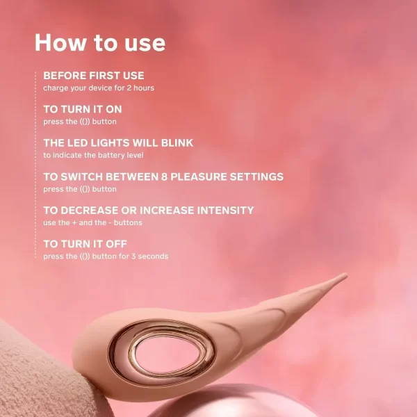 LELO Dot Cruise Clitoral Vibrator Peach Please - Image 9
