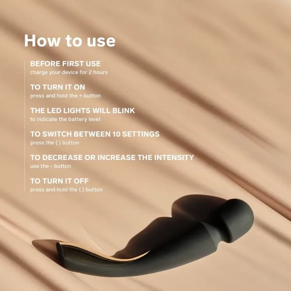 LELO Smart Wand 2 Large Aqua - Image 10